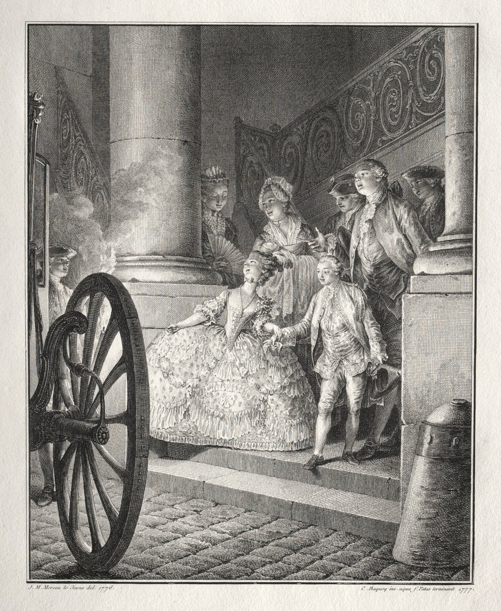 Rétif de la Bretonne: I piccoli padrini da Jean Michel the Younger Moreau