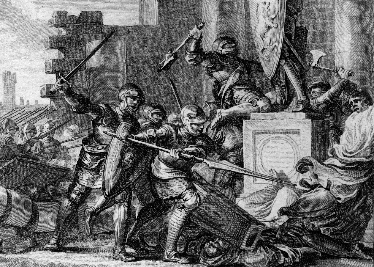 Guerra contro i Sassoni, 772: distruzione del tempio e dell