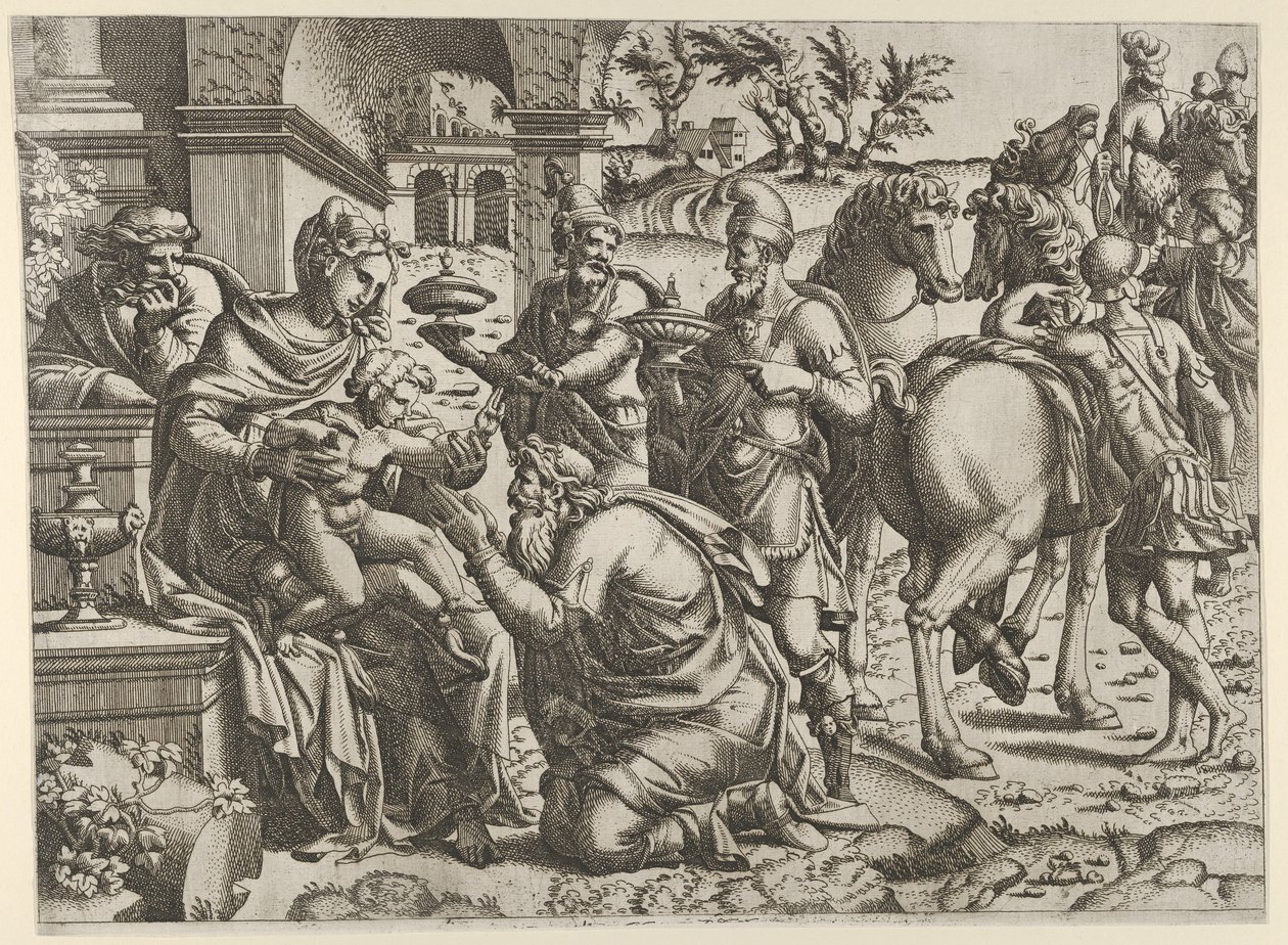 Adorazione dei Magi da Jean Mignon