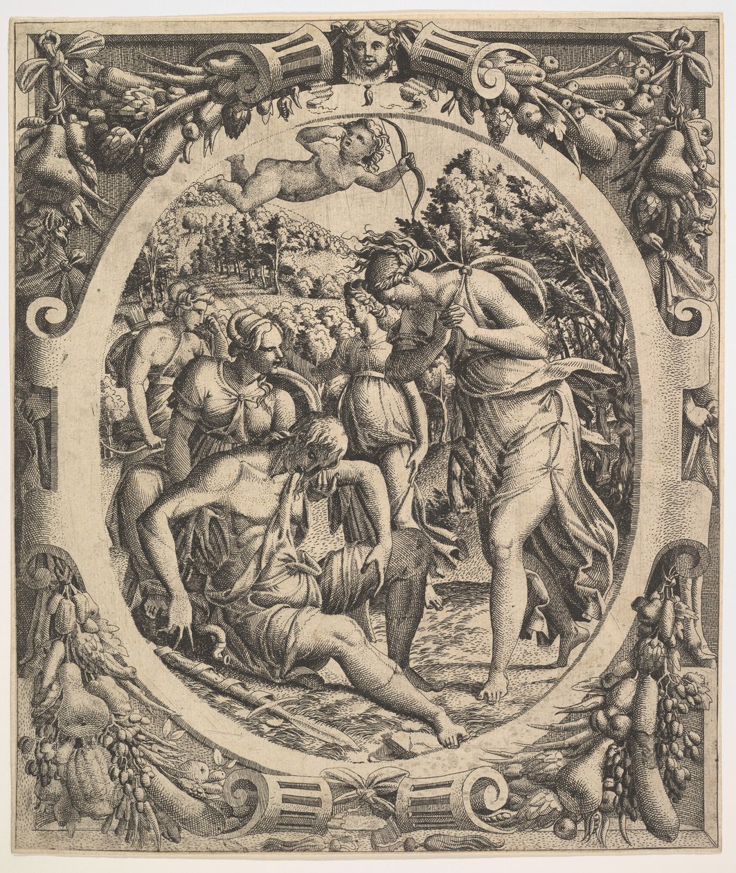La Morte di Adone da Jean Mignon