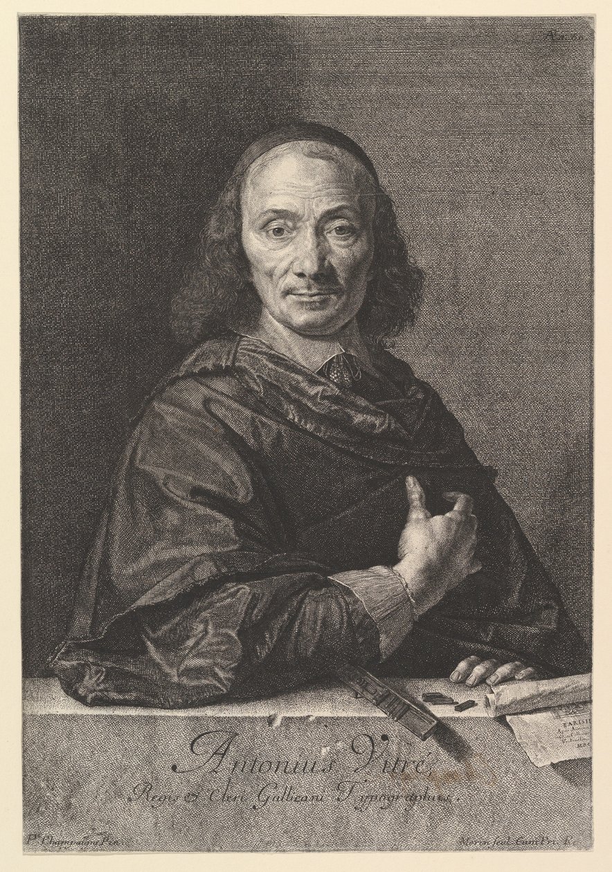 Antoine Vitre, tipografo del re da Jean Morin