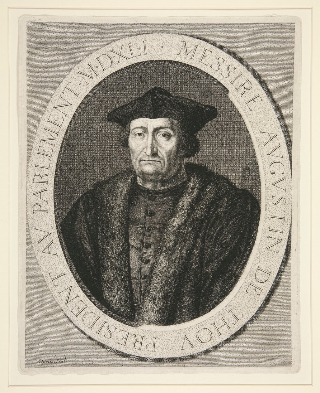 Augustin de Thou, Presidente del Parlamento di Parigi dal 1535 al 1544 da Jean Morin