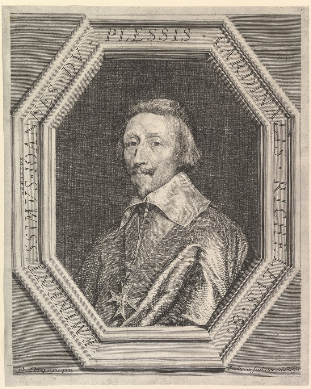 Cardinale de Richelieu da Jean Morin