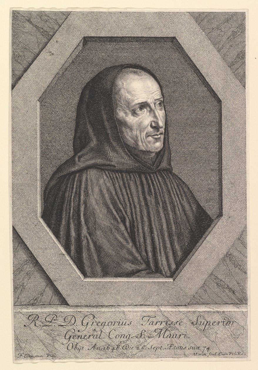 Dom Grégoire Tarrisse, superiore generale della Congregazione di Saint-Maur da Jean Morin