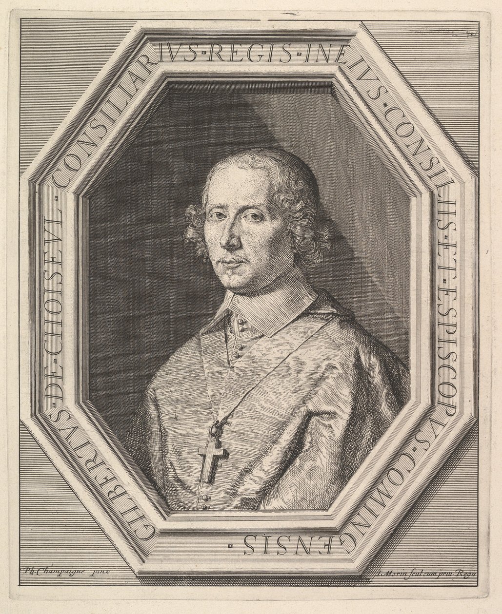 Gilbert de Choiseul-Praslin, vescovo di Comminges da Jean Morin