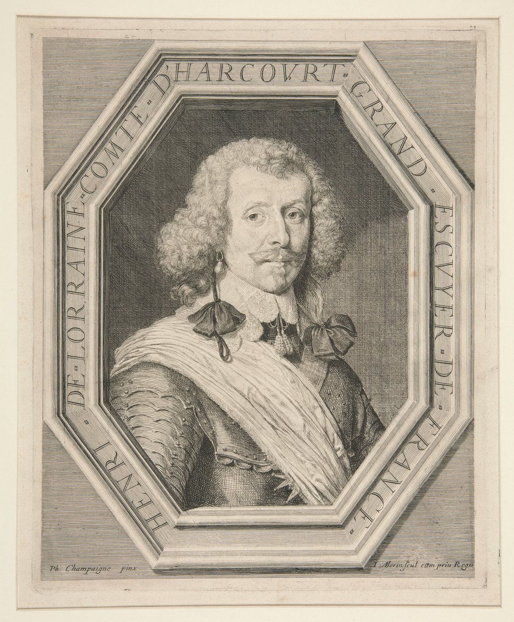 Henri de Lorraine, Conte di Harcourt, chiamato Cadet la Perle (1601-1666) da Jean Morin