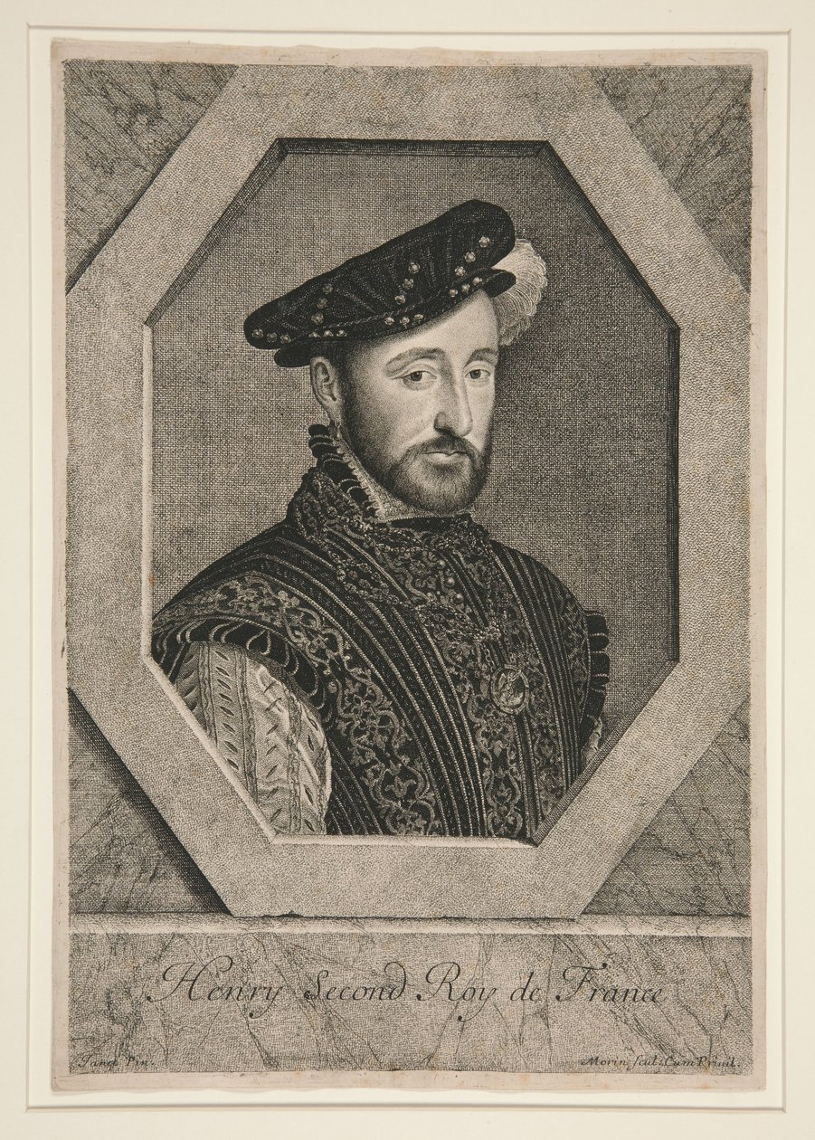 Enrico II, re di Francia (1519-1559) da Jean Morin