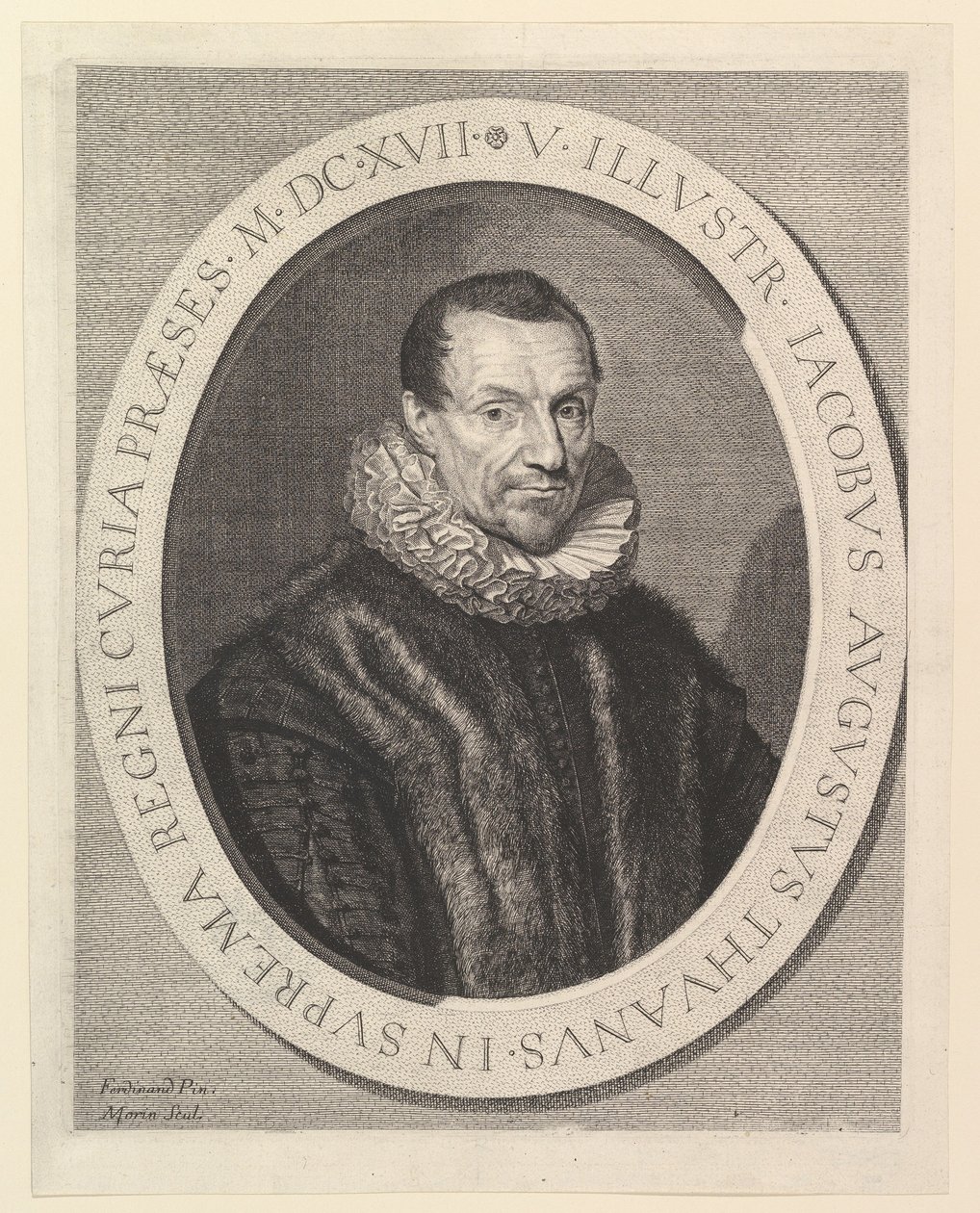 Jacques-Auguste de Thou, primo presidente al Parlamento da Jean Morin