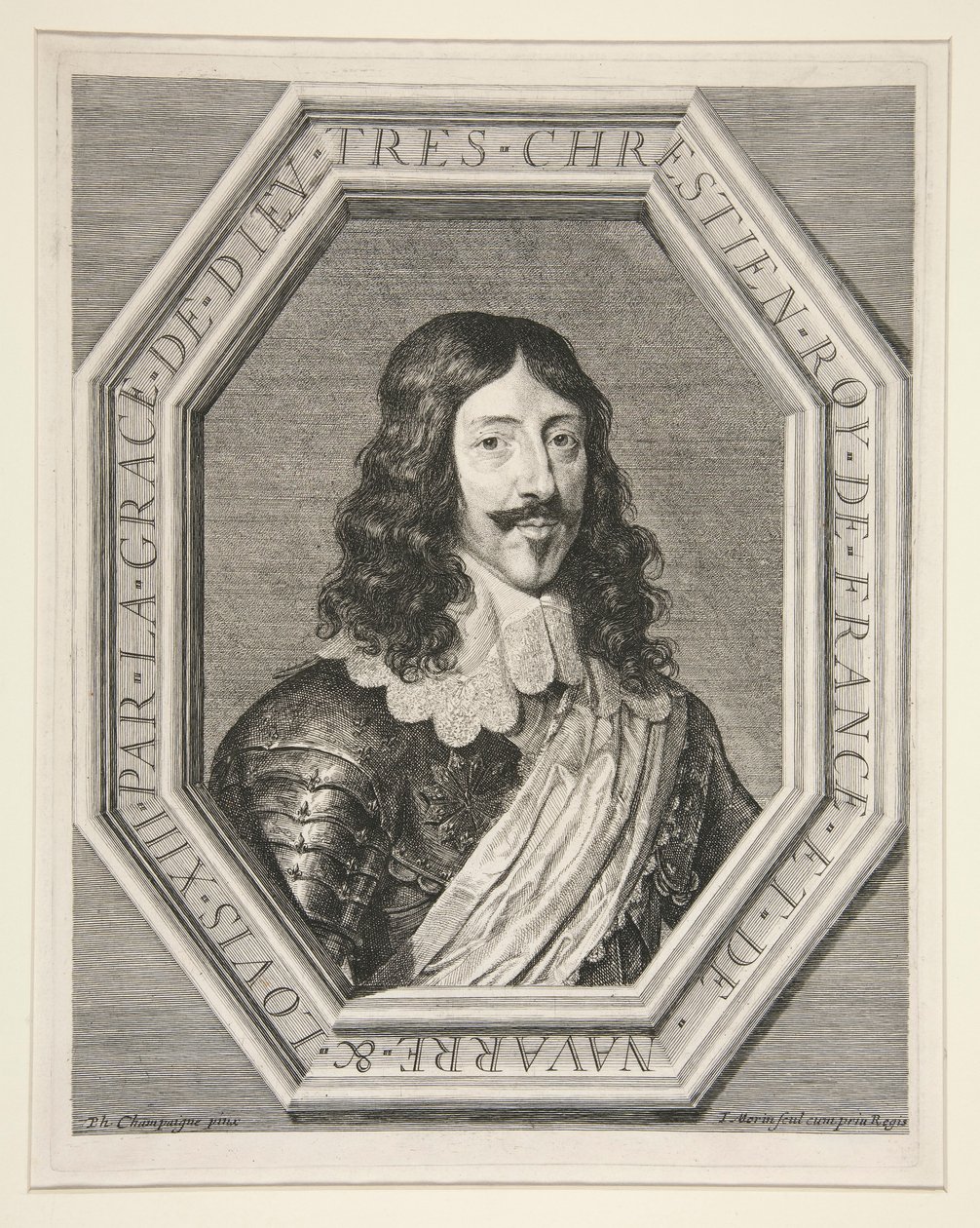 Luigi XIII, Re di Francia (1601-1643) da Jean Morin