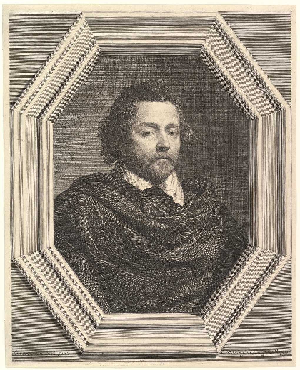 Ritratto di Nicolas Chrystin da Jean Morin