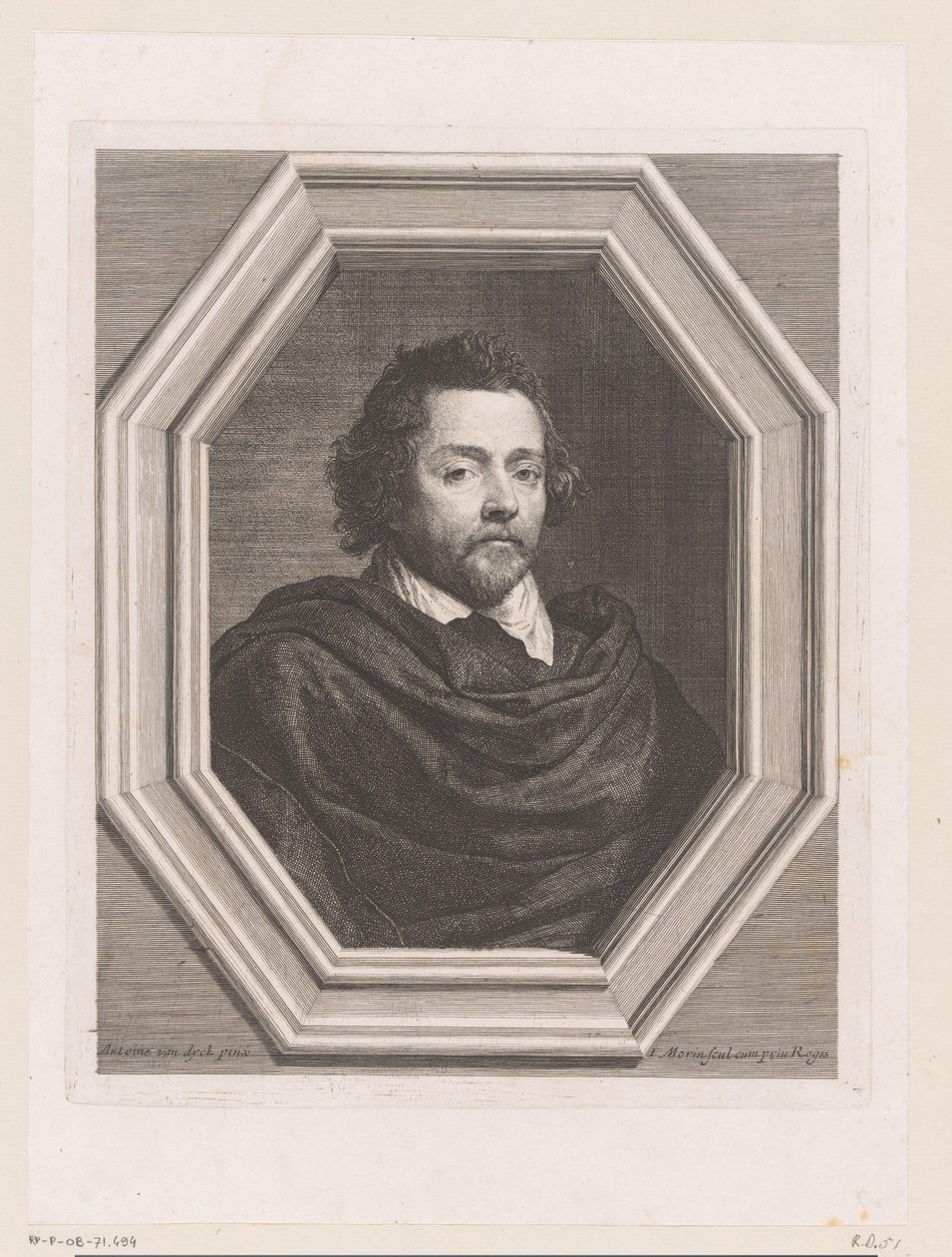 Ritratto di Nicolas Chrystin da Jean Morin