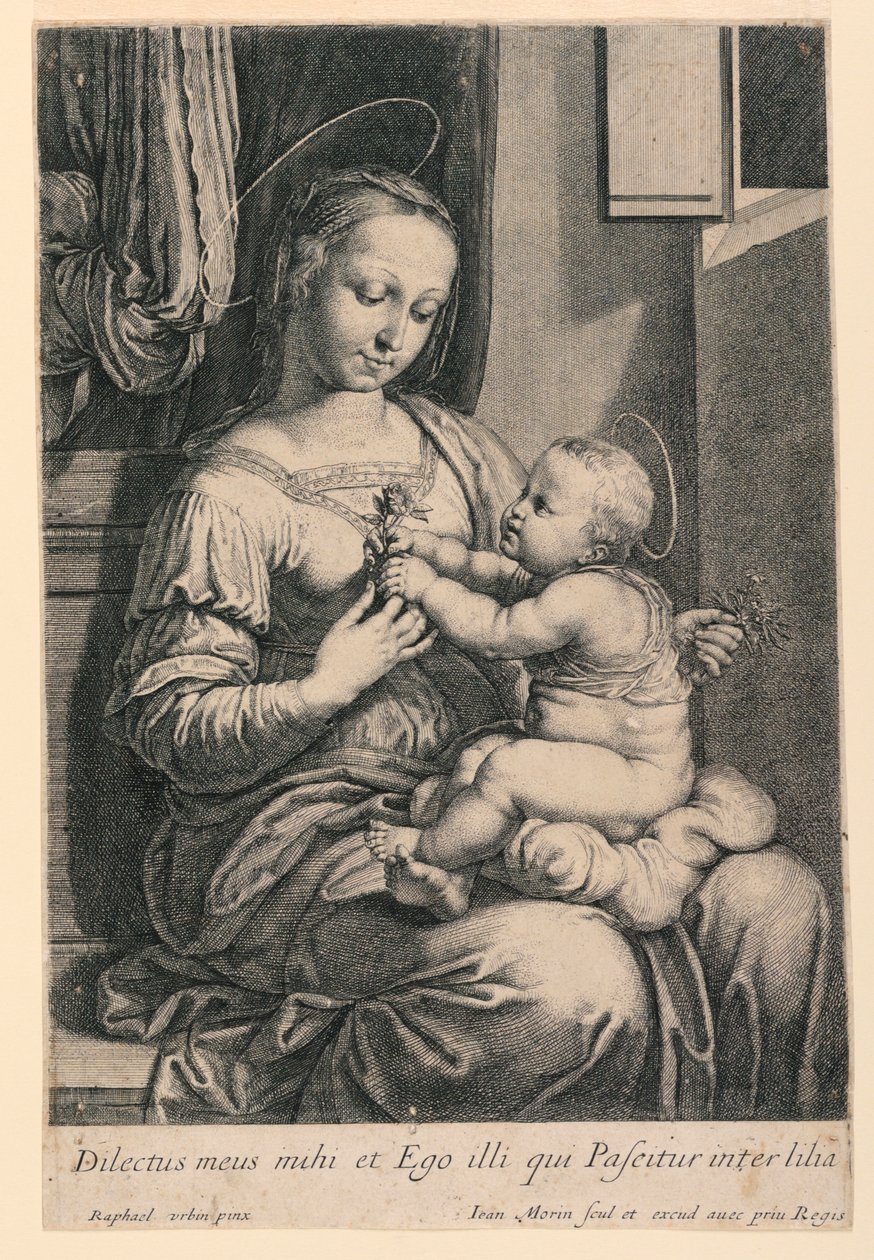 La Madonna e il Bambino da Jean Morin