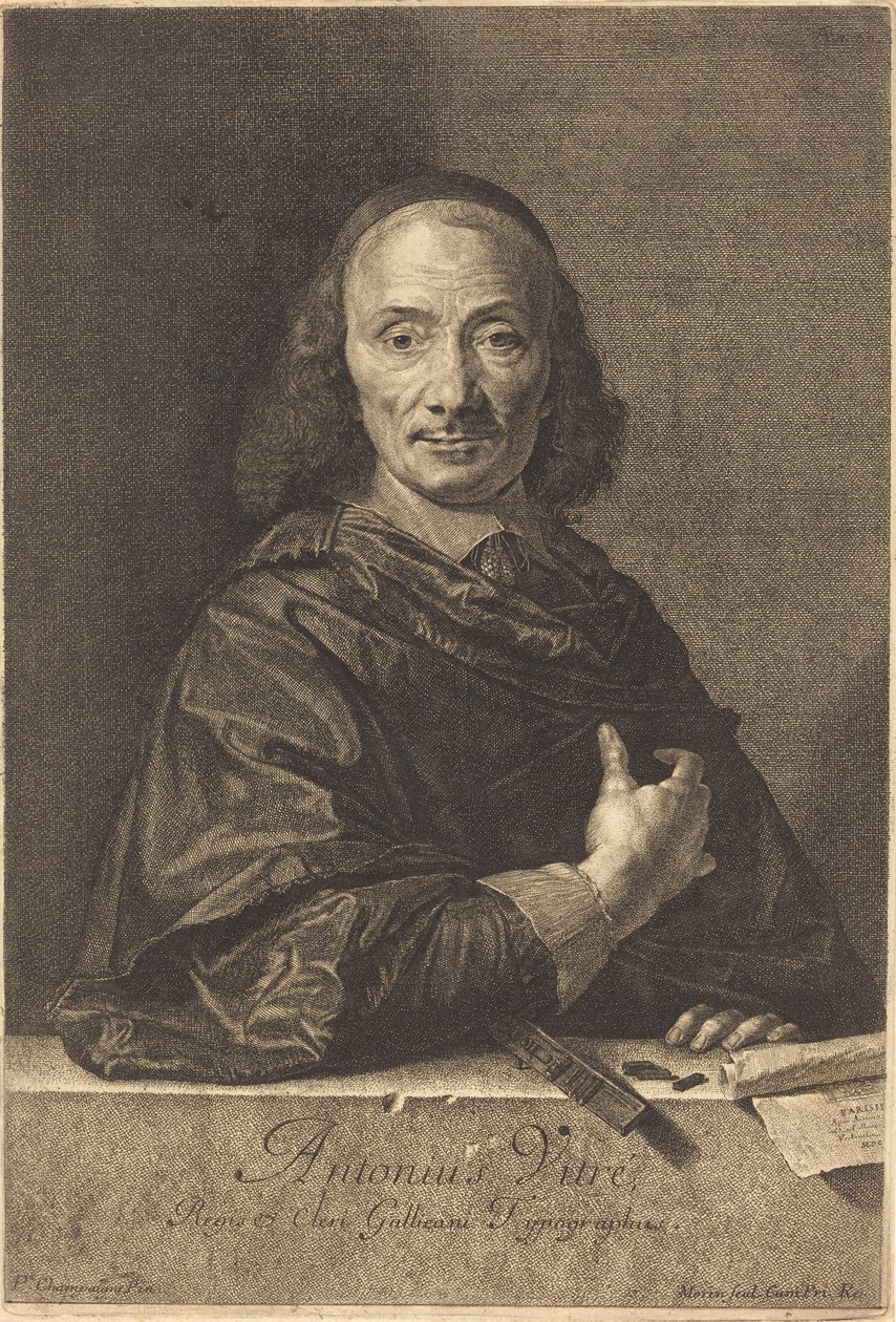 Antoine Vitre da Jean Morin after Philippe de Champaigne