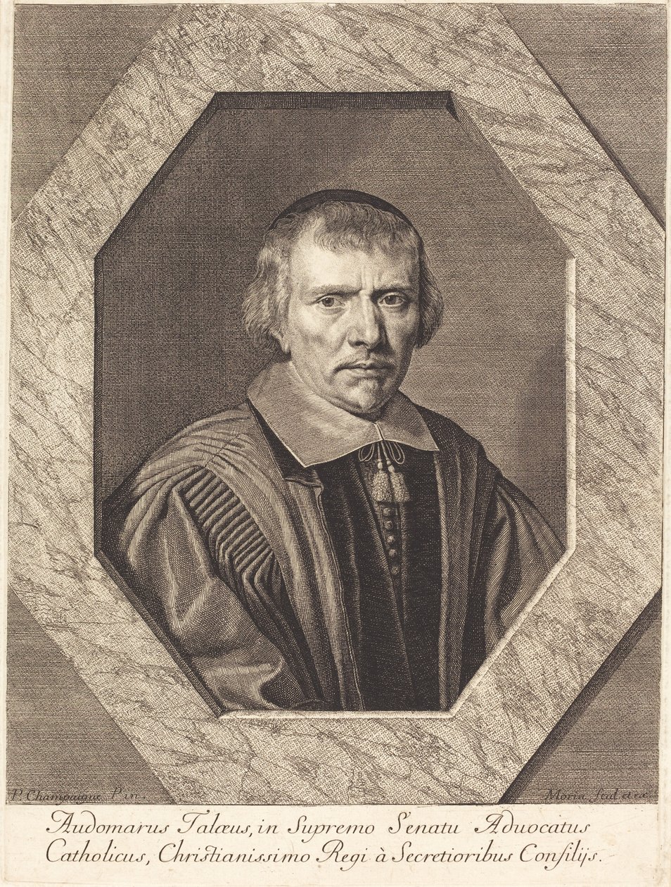 Omer Talon da Jean Morin after Philippe de Champaigne