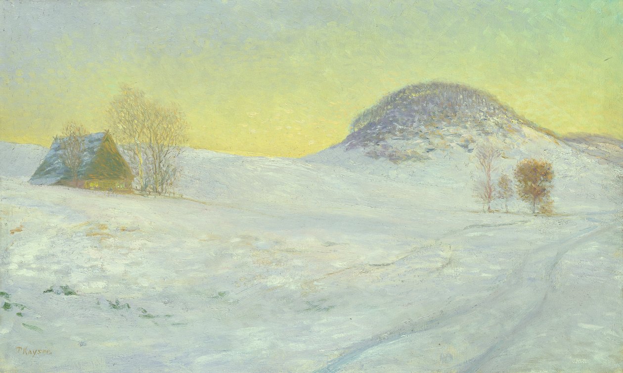 Montagna del falco nella neve da Jean Paul Kayser
