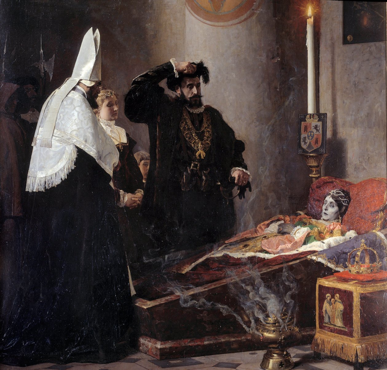 Francesco Borgia (San Francesco di Borja) da Jean Paul Laurens