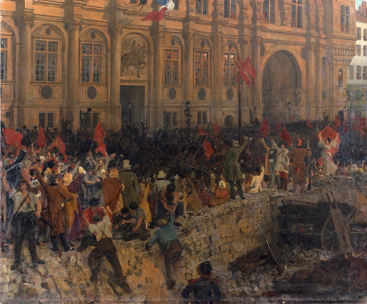 Proclamazione della Repubblica il 24 febbraio 1848 da Jean Paul Laurens
