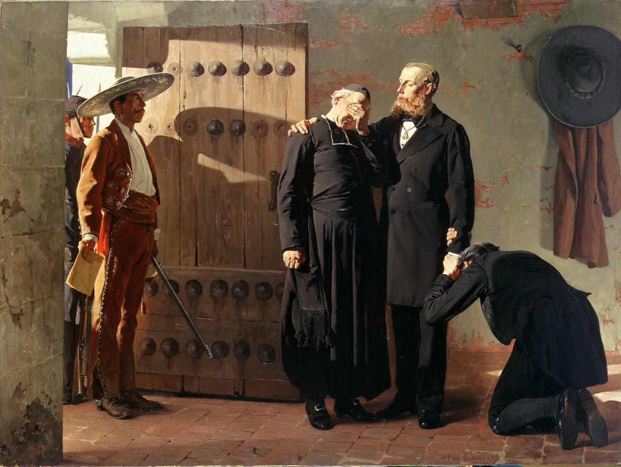 Gli ultimi momenti di Massimiliano, 1882 da Jean Paul Laurens