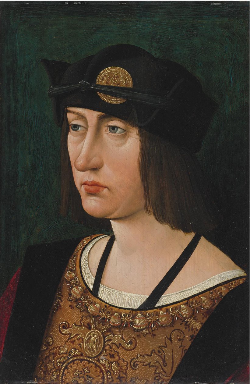 Ritratto di Luigi XII, Re di Francia 1498-1515 da Jean Perreal