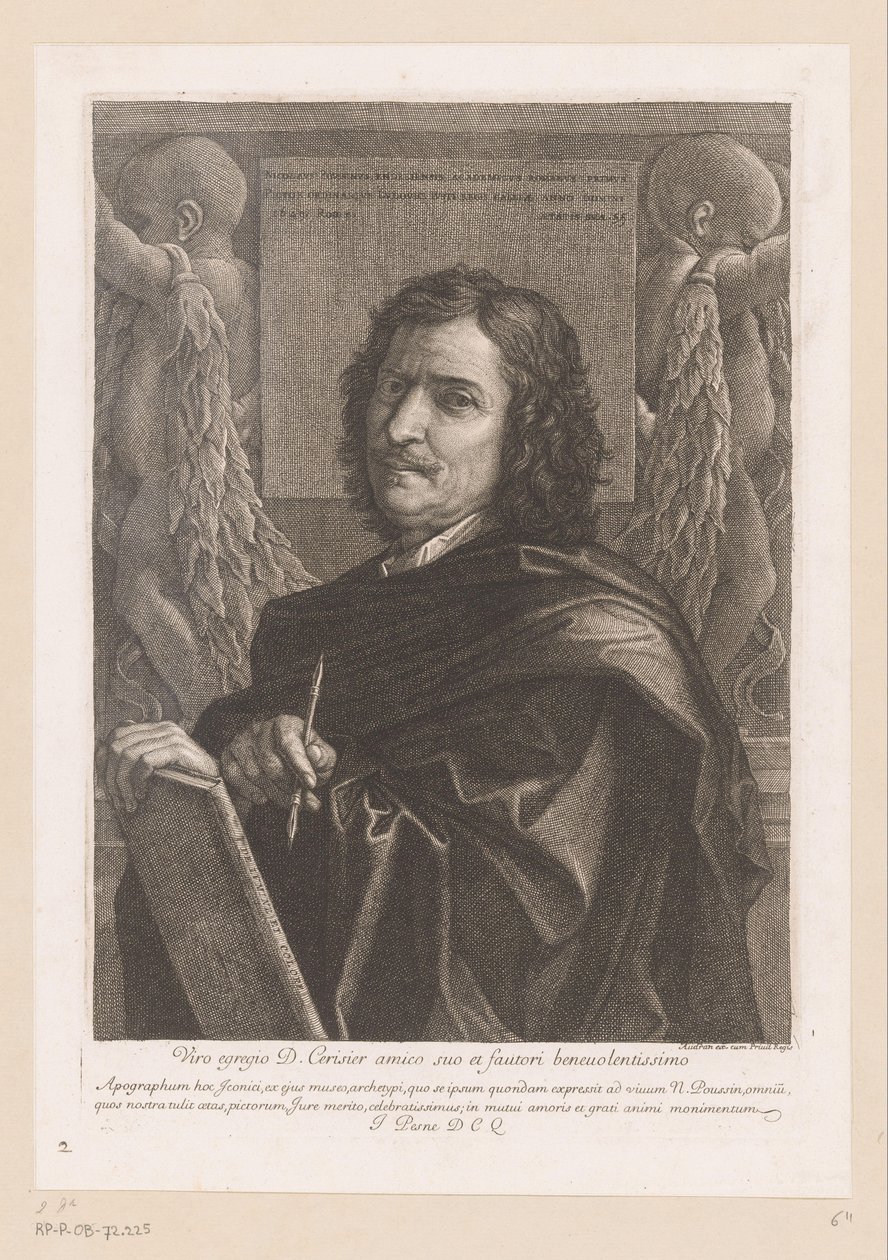 Ritratto di Nicolas Poussin da Jean Pesne