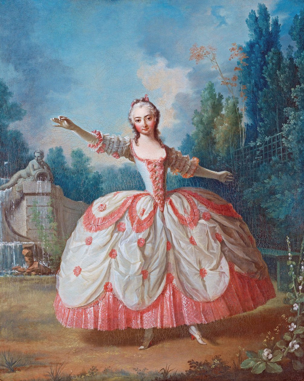 Ritratto di Barbara Campanini, conosciuta come La Barbarina da Jean Philippe de La Roche