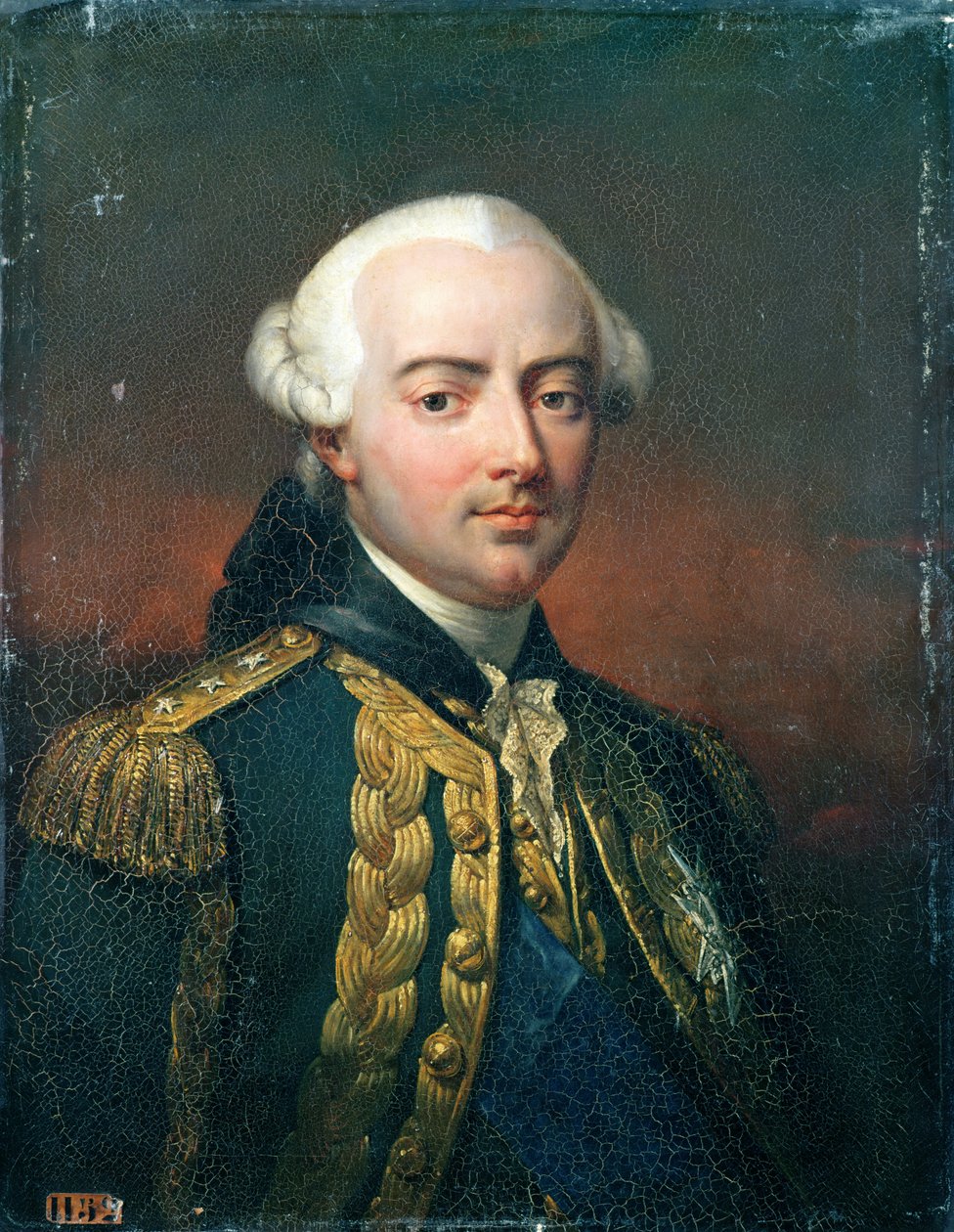 Ritratto di Charles Henri (1729-94) Conte di Estaing da Jean Pierre Franque