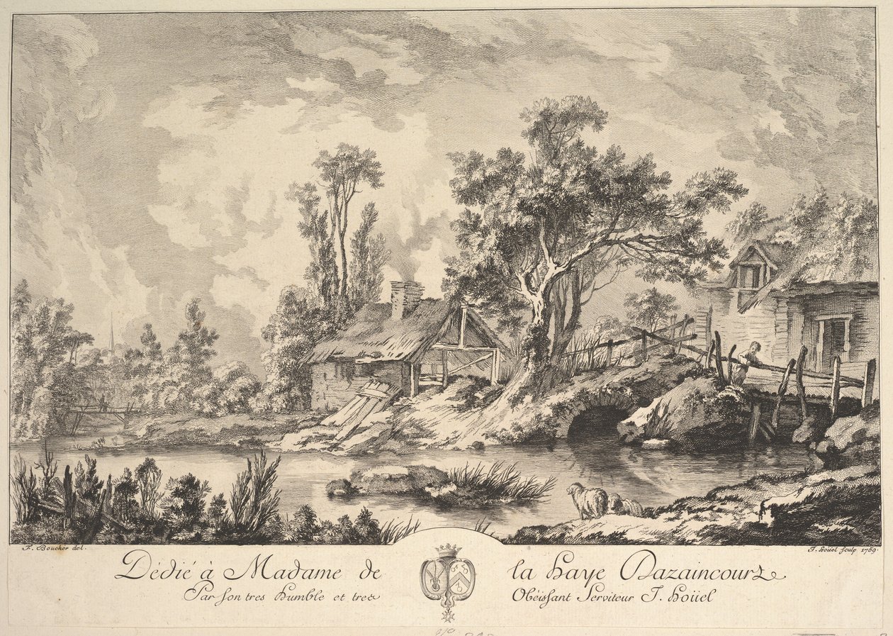 Paesaggio, 1759 da Jean Pierre Houel