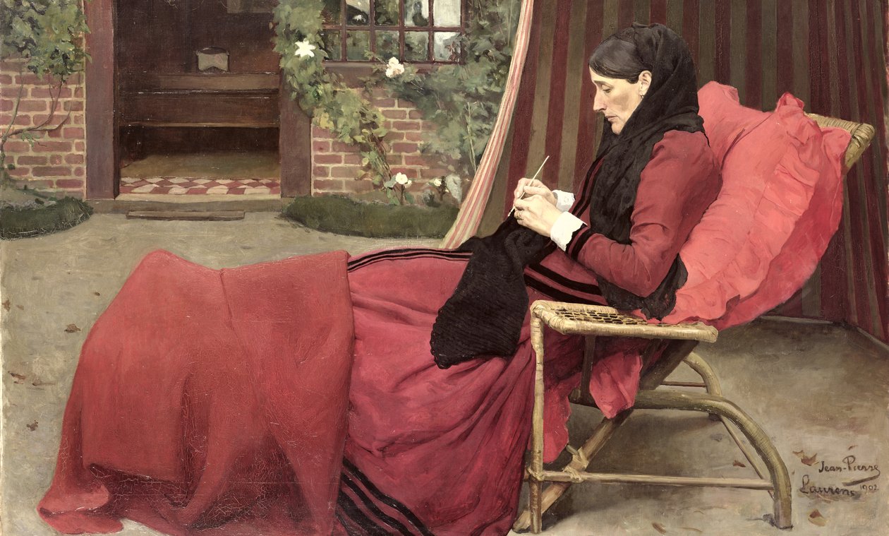 Ritratto di mia madre, 1902 da Jean Pierre Laurens