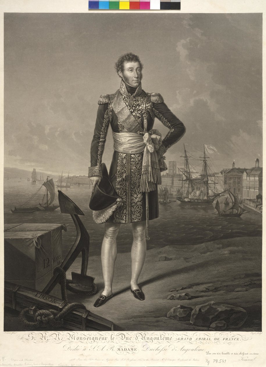 Delfino di Francia Luigi Antonio da Jean Pierre Marie Jazet