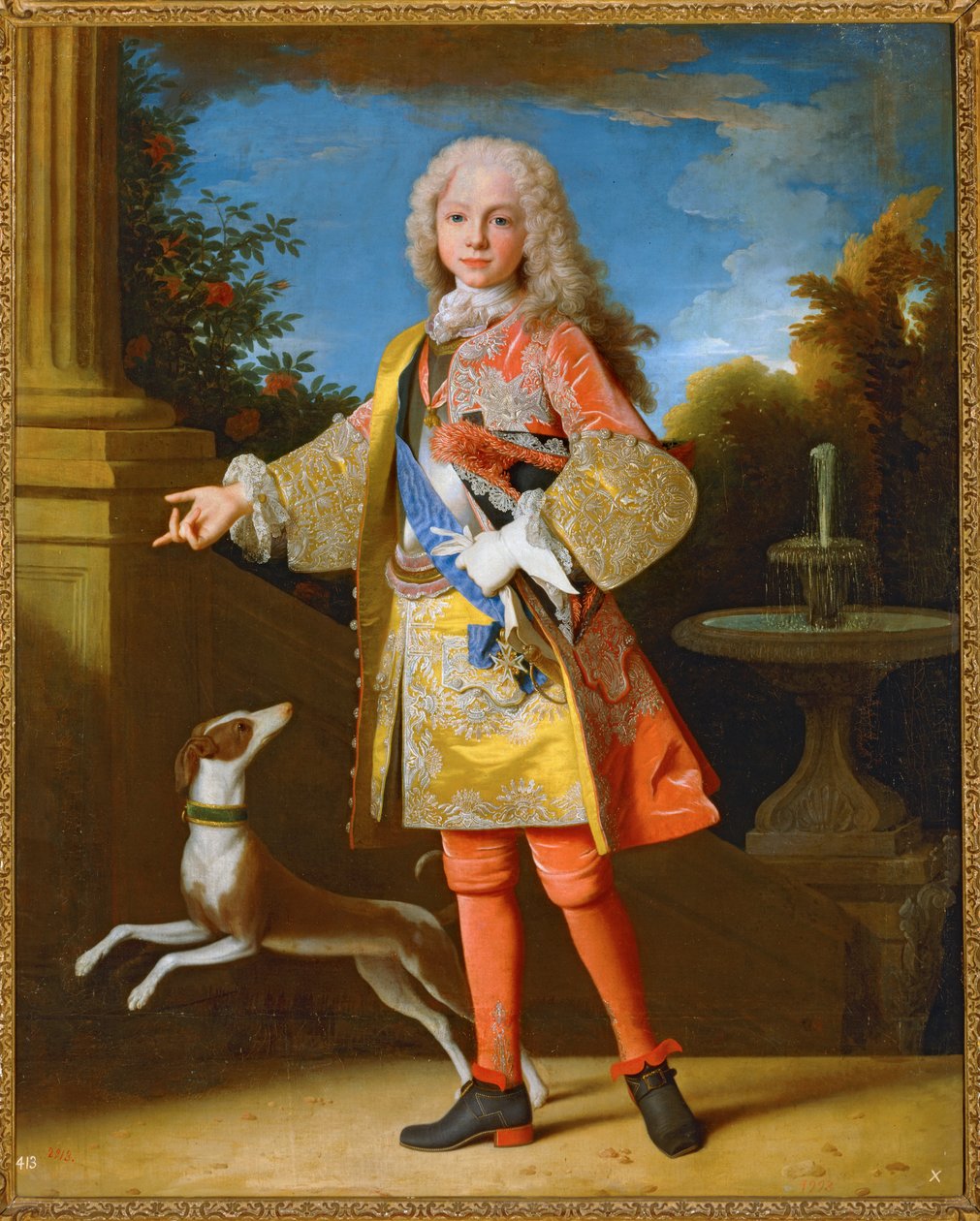 Ferdinando VI di Spagna da bambino ... (dipinto su tela) da Jean Ranc