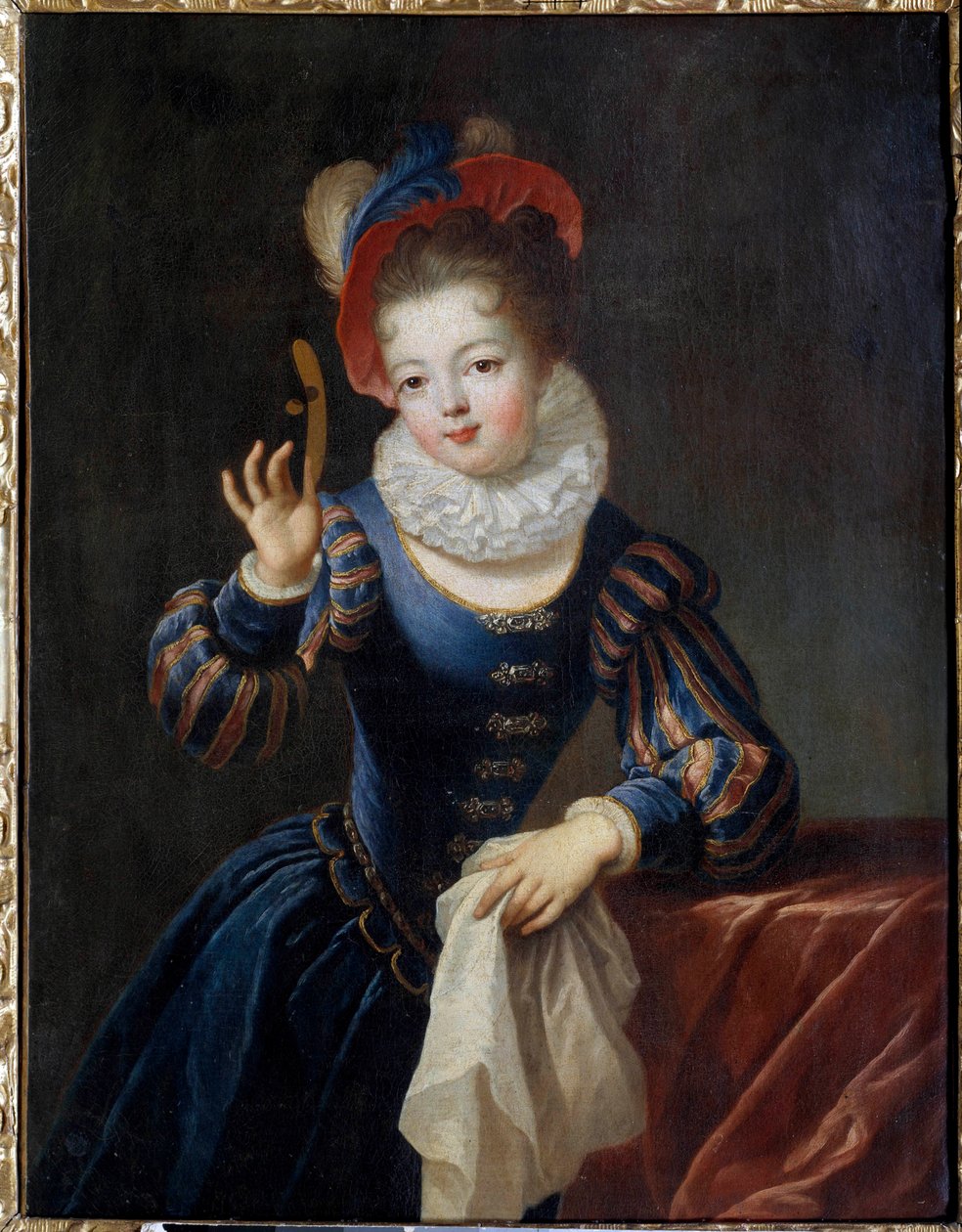 Giovane ragazza con la maschera da Jean Raoux