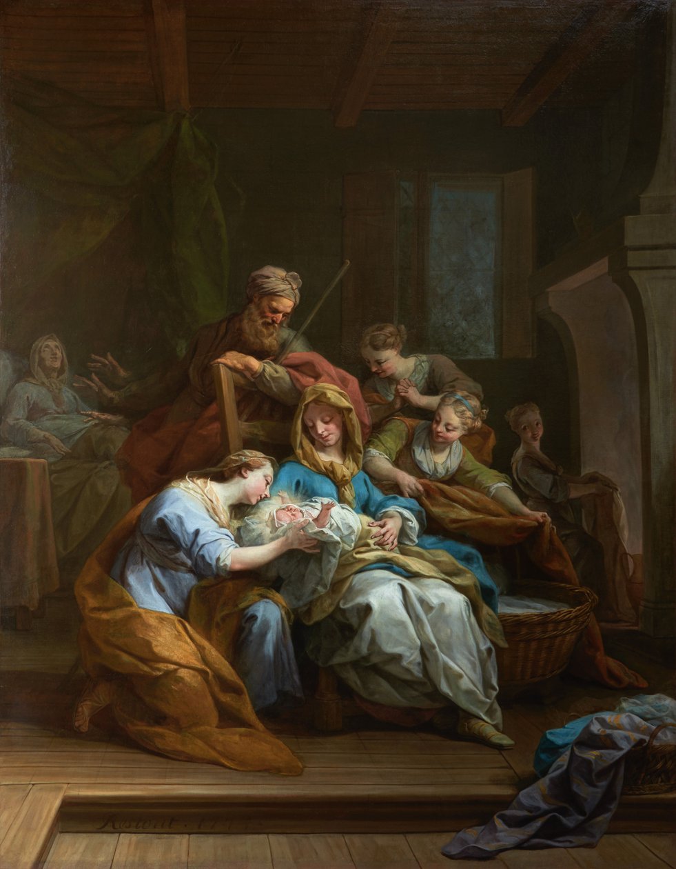 Francese: La Nativité de la Vierge da Jean Restout