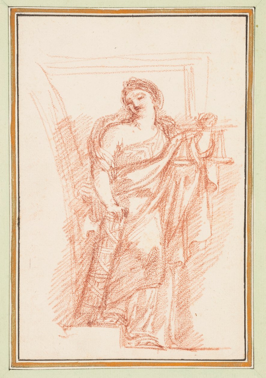Figura allegorica della Giustizia con fasci da Jean Robert Ango