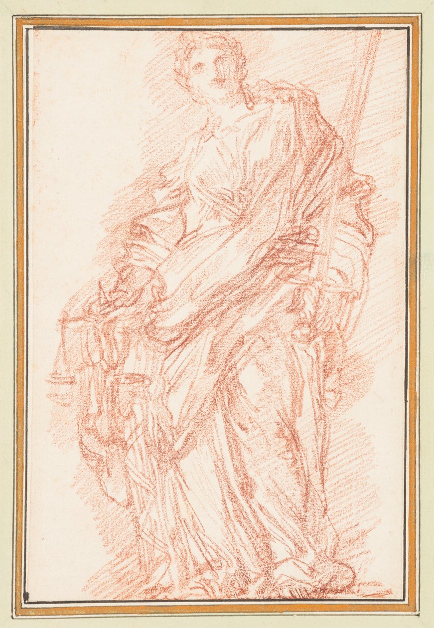 Allegoria della giustizia con spada e bilancia da Jean Robert Ango