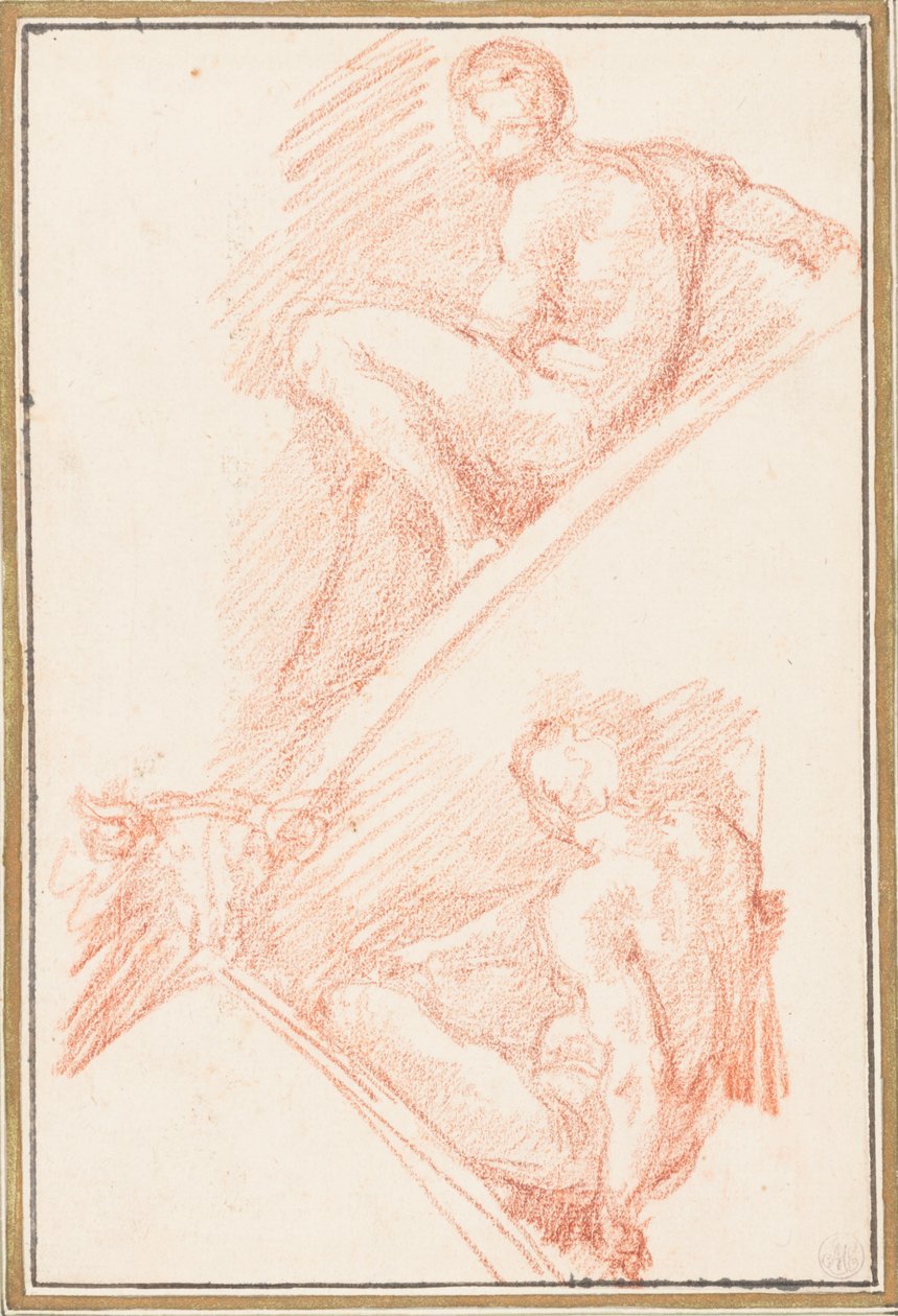 Figure dal soffitto della Cappella Sistina da Jean Robert Ango
