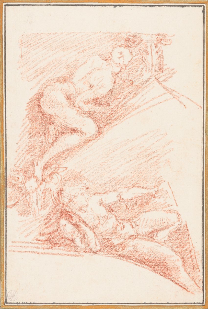 Figure dal soffitto della Cappella Sistina da Jean Robert Ango