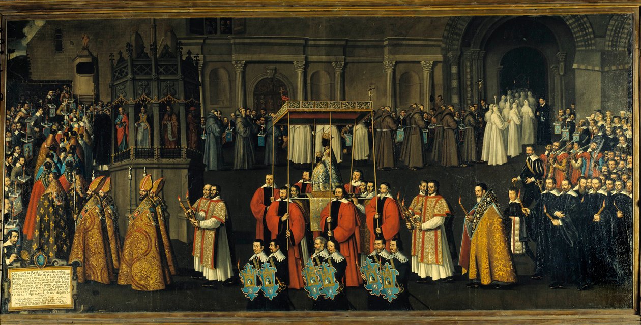 Il voto della peste, processione del 22 aprile da Jean Solvain