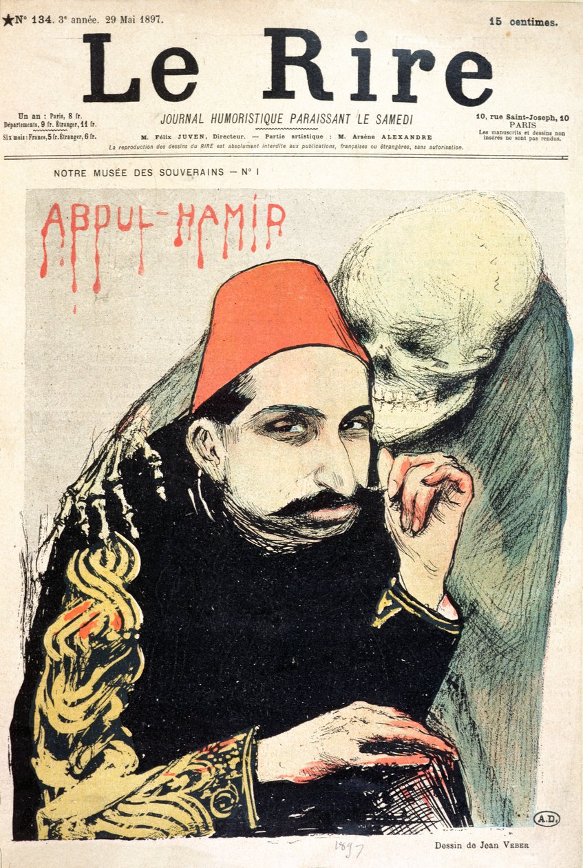 Caricatura di Abd al-Hamid II da 
