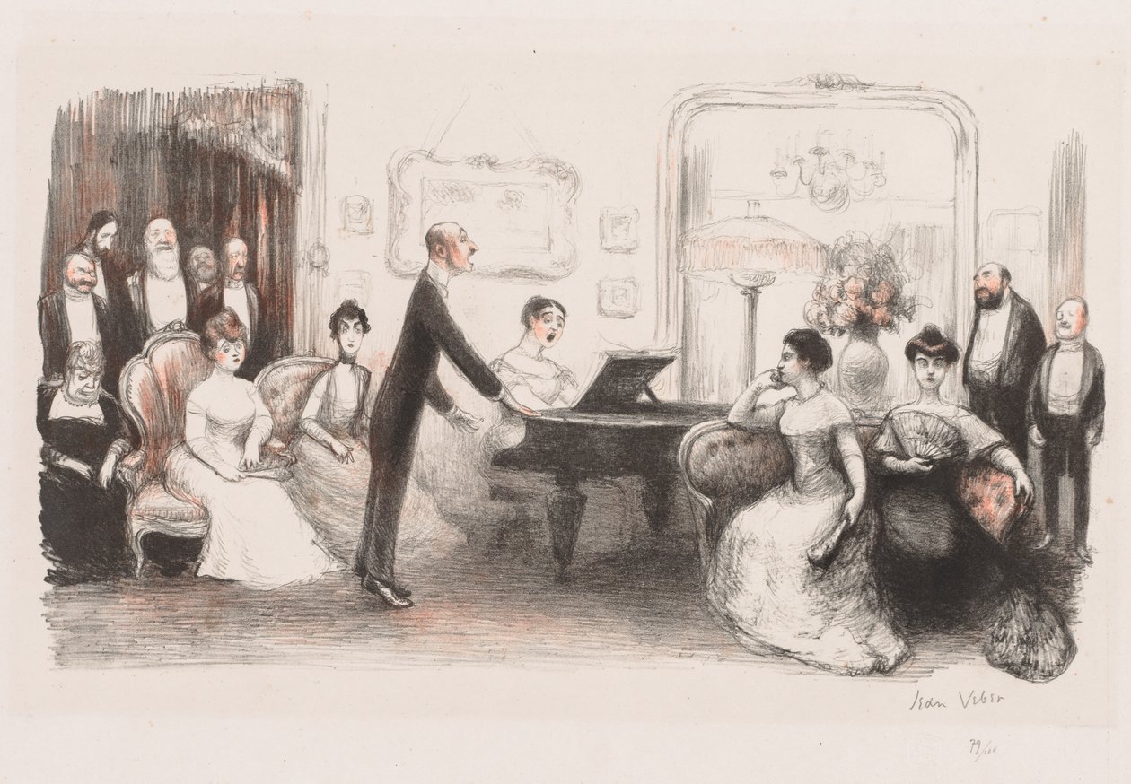 La Serata Borghese da Jean Veber