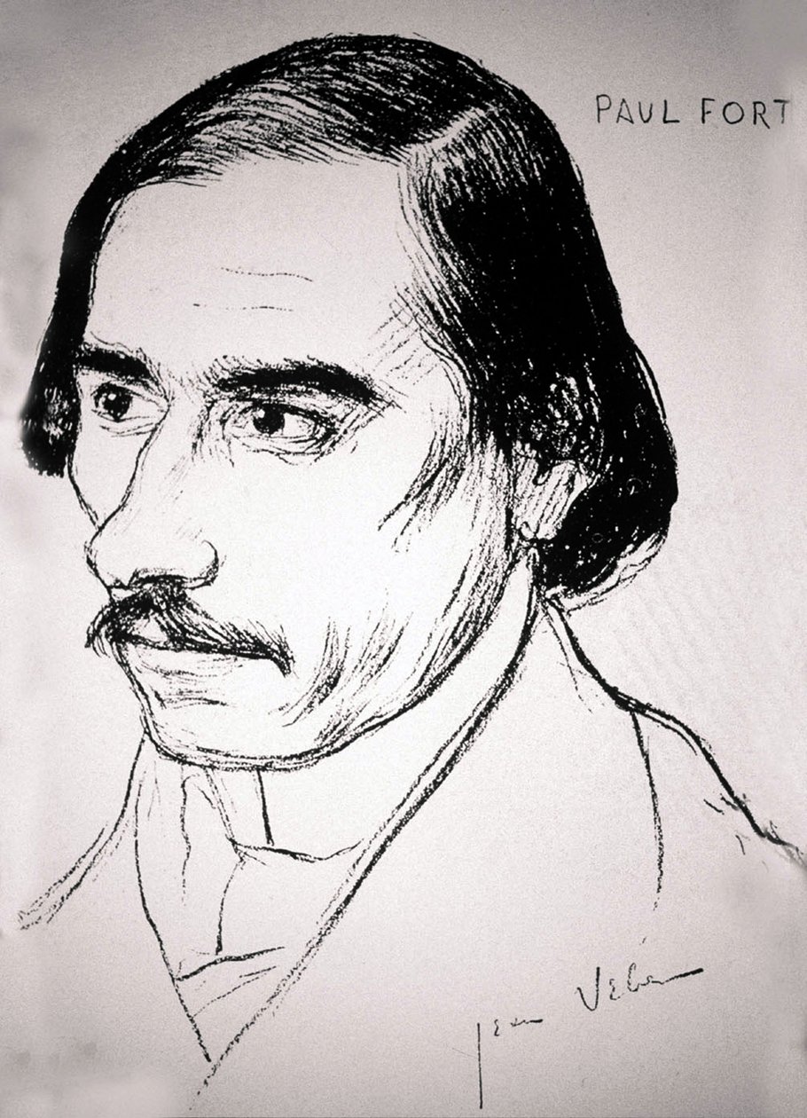 Paul Fort, c.1900 da Jean Veber