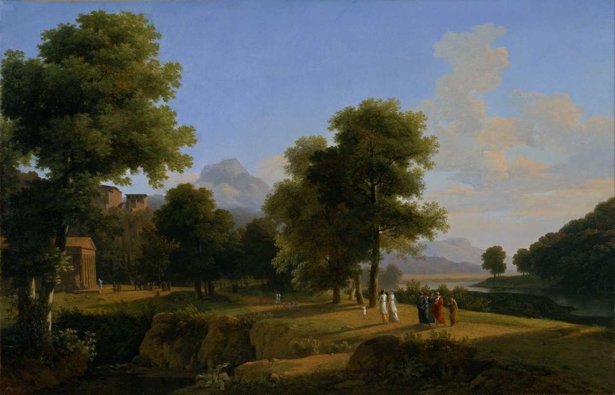 Paesaggio greco. da Jean Victor Bertin
