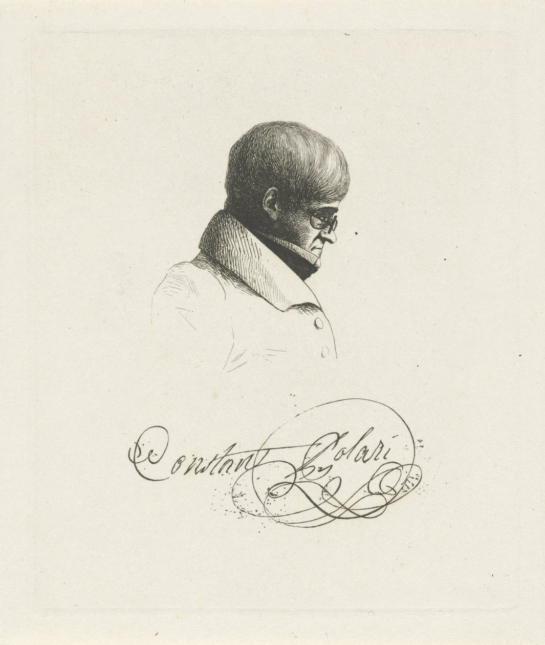 Ritratto di Constant Polari da Jean Zacherie Mazel