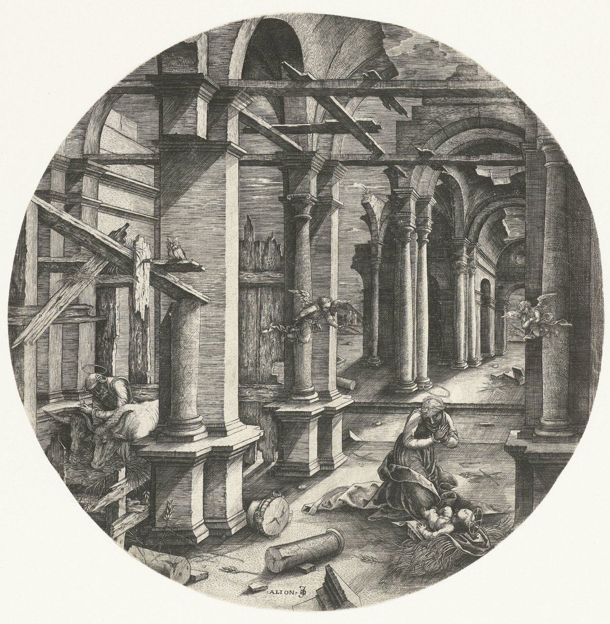 La Sacra Famiglia a Betlemme da Jean de Gourmont (I)
