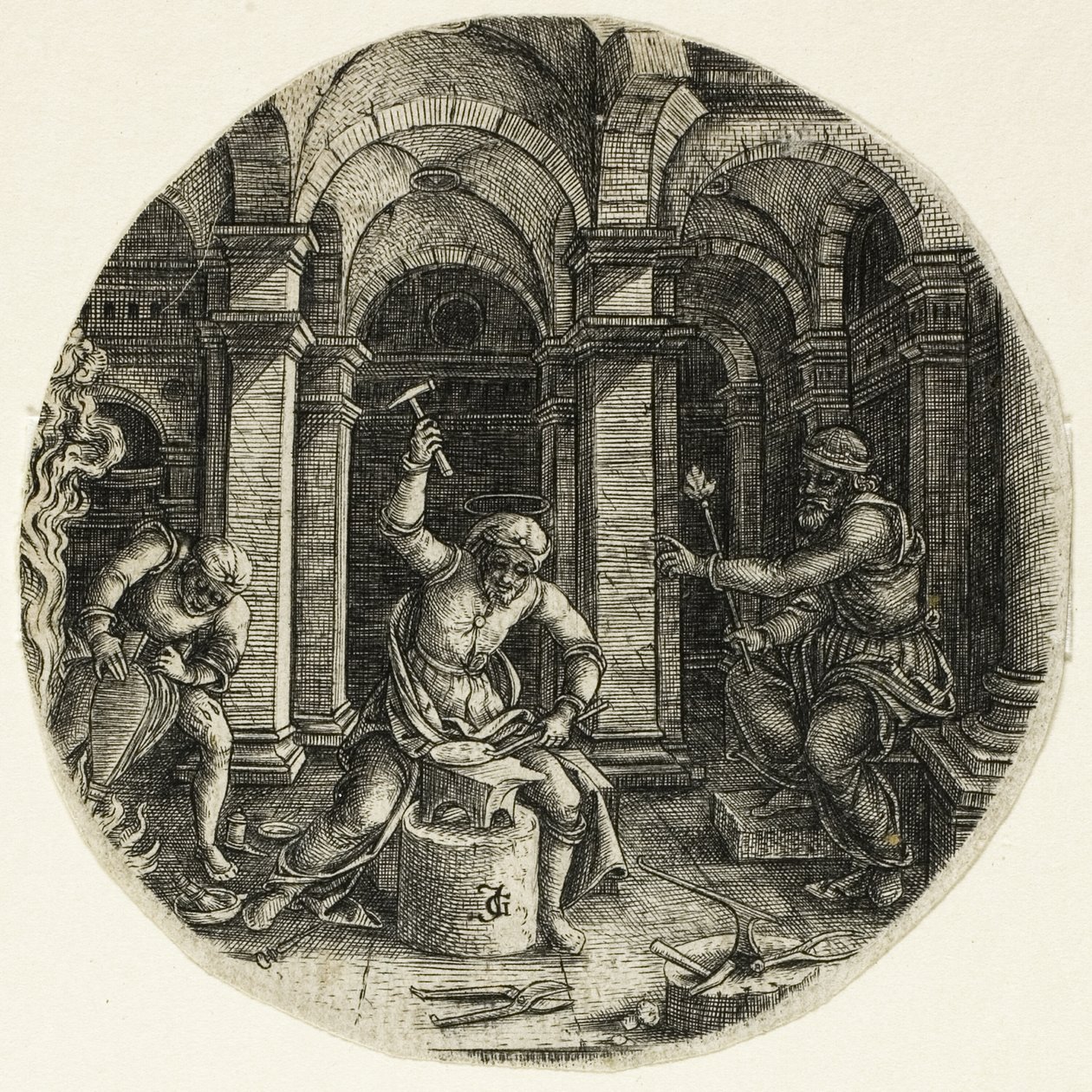 San Eligio e Re Dagoberto da Jean de Gourmont