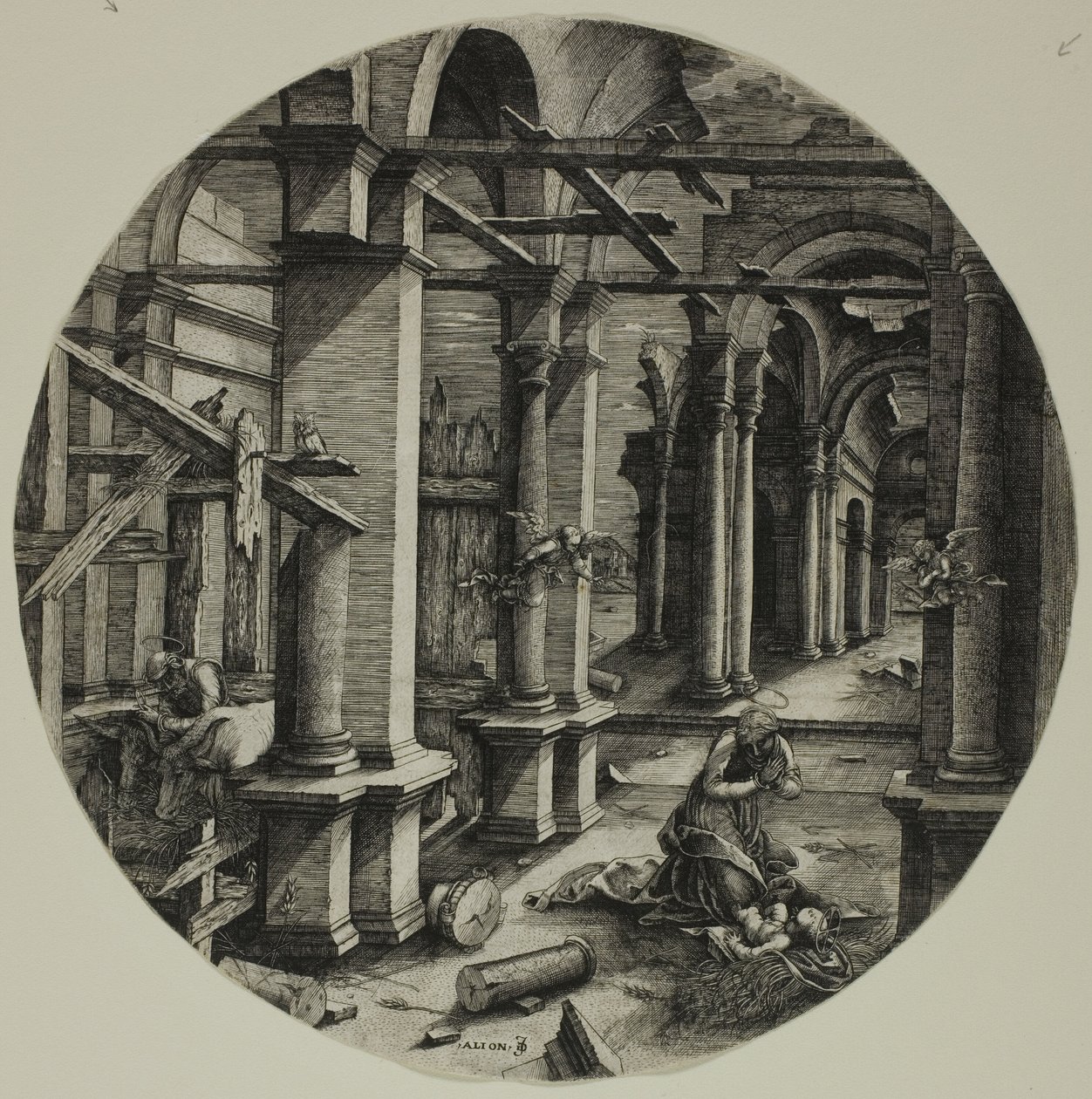 La stalla a Betlemme da Jean de Gourmont