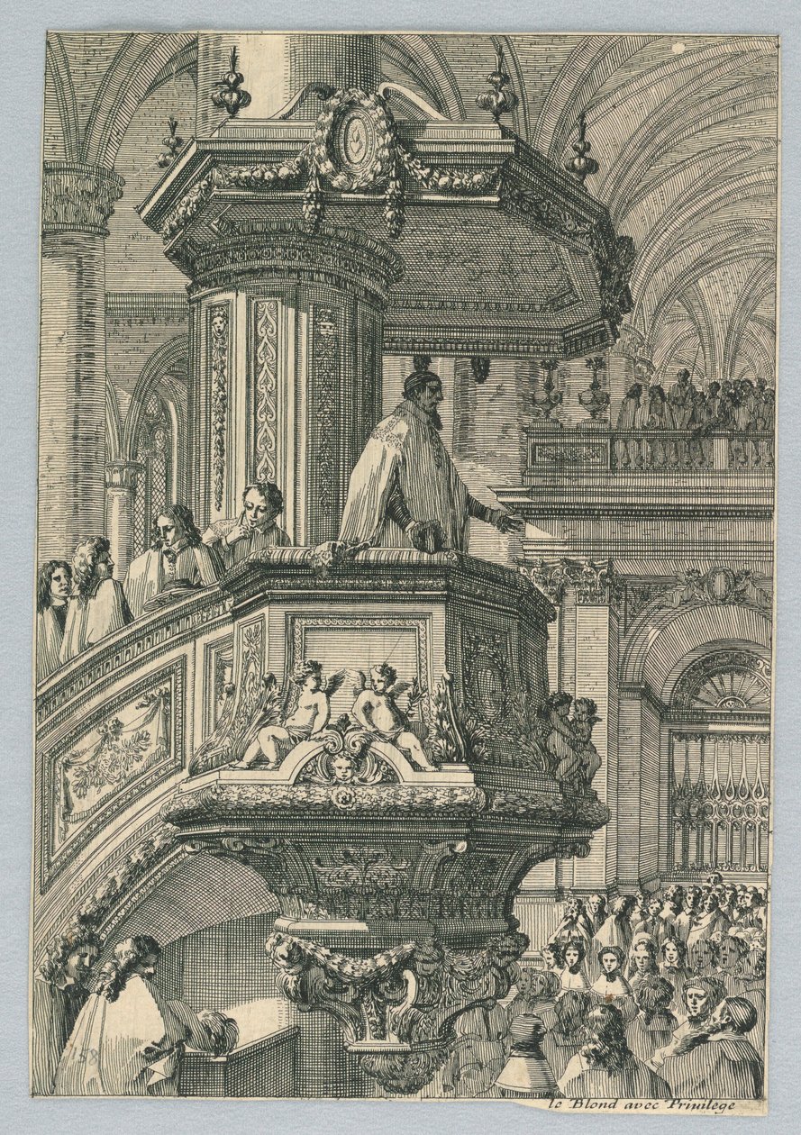 Design per un Pulpito da Jean le Pautre