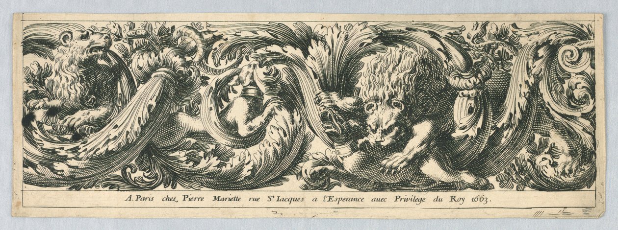 Fregio da Jean le Pautre