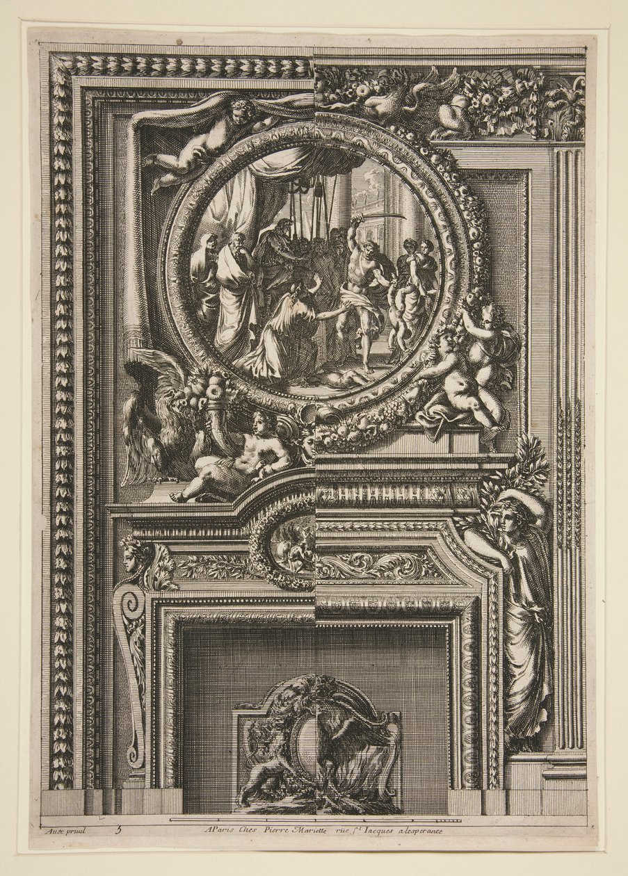 Grandi camini alla romana da Jean le Pautre