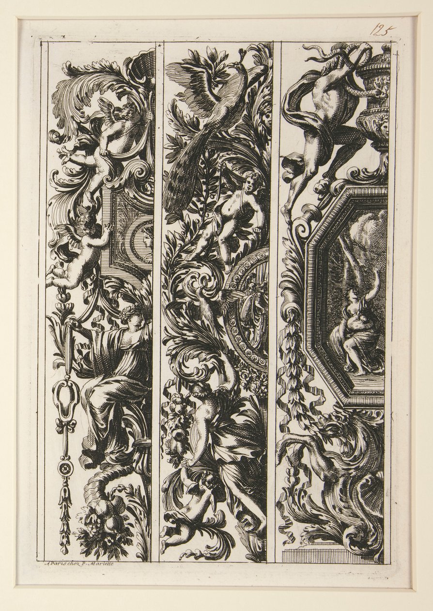 Grotesques et Moresques a la Romaine (6) da Jean le Pautre