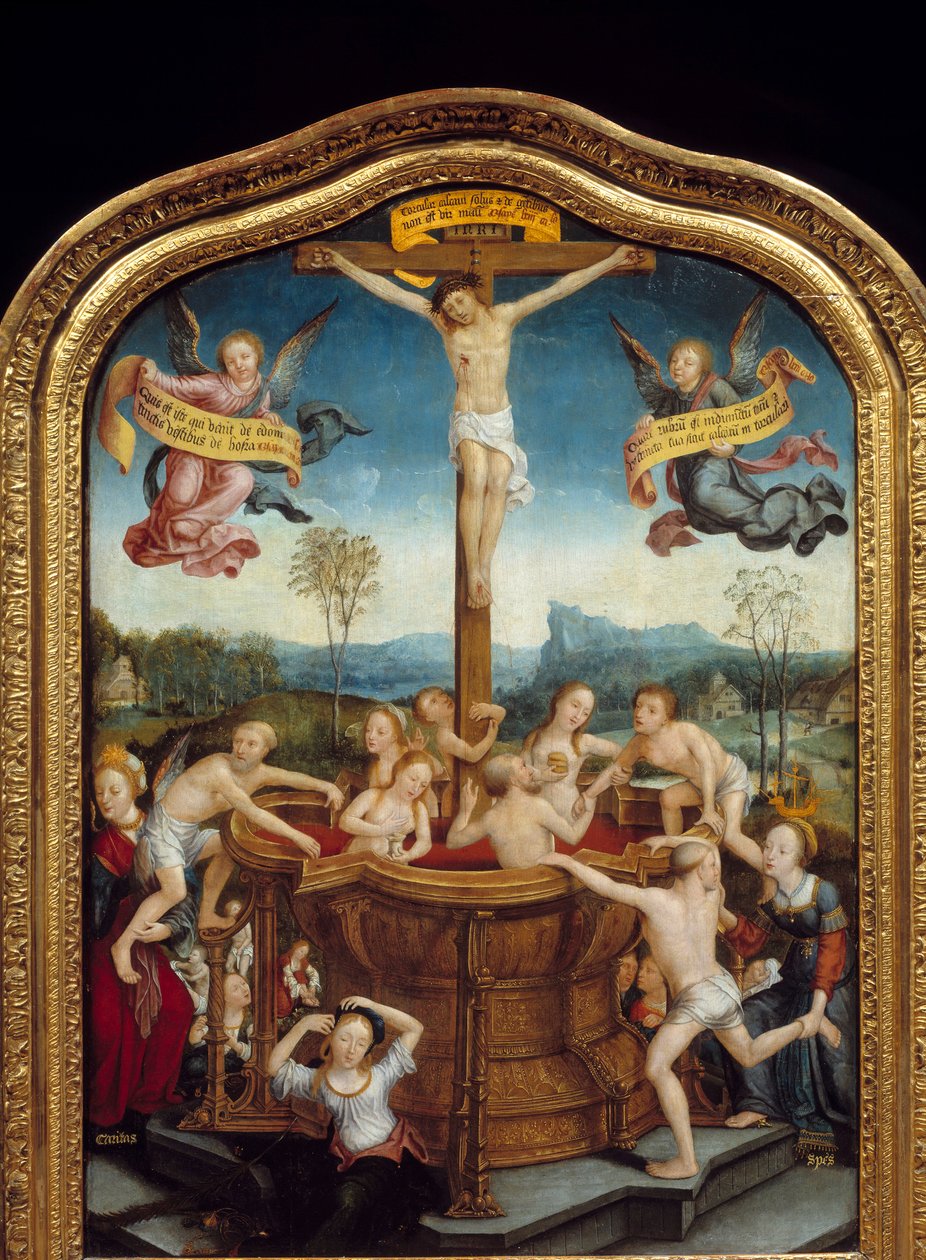 Il bagno mistico da Jean the Elder Bellegambe